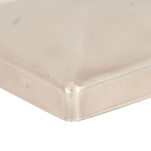 Pfostenkappen 6 Stk. Pyramide Edelstahl 71 x 71 mm