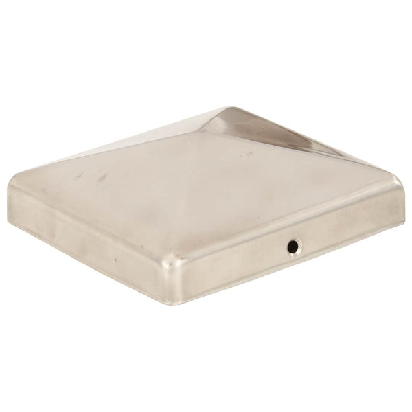 Pfostenkappen 6 Stk. Pyramide Edelstahl 101 x 101 mm