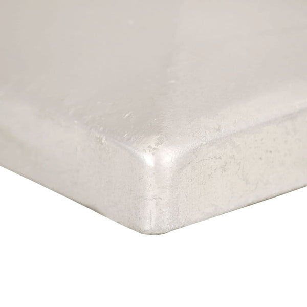 Pfostenkappen 6 Stk. Pyramide Verzinktes Metall 71 x 71 mm