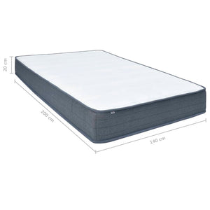 Boxspringbett-Matratze Mittel 200 x 140 x 20 cm