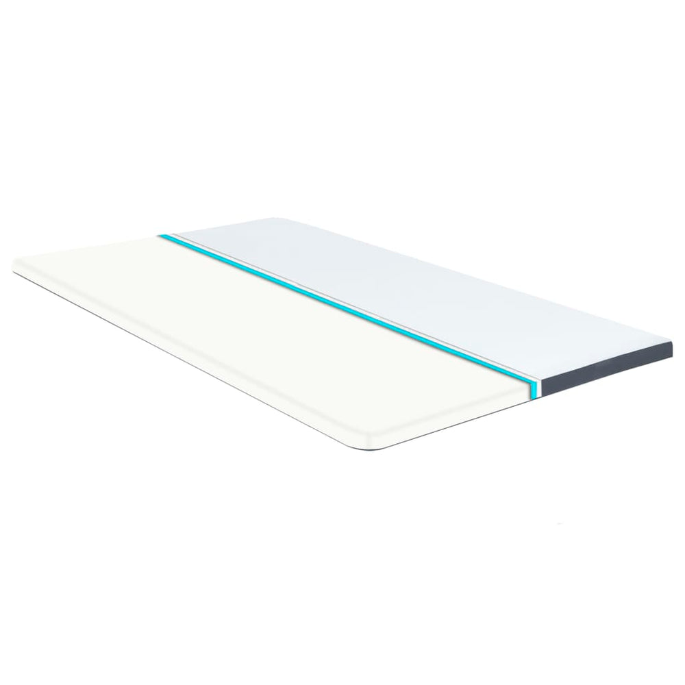 Boxspringbett-Matratzenauflage 200 x 120 x 5 cm Mittelweich