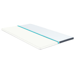 Boxspringbett-Matratzenauflage 200 x 120 x 5 cm Mittelweich