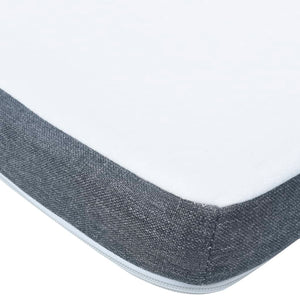 Boxspringbett-Matratzenauflage 200 x 160 x 5 cm Mittelweich