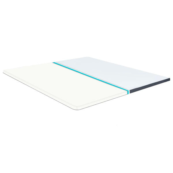 Boxspringbett-Matratzenauflage 200 x 180 x 5 cm Mittelweich