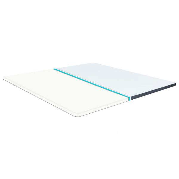 Boxspringbett-Matratzenauflage 200 x 200 x 5 cm Mittelweich