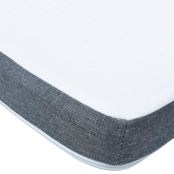Boxspringbett-Matratzenauflage 200 x 200 x 5 cm Mittelweich
