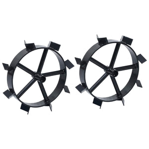 Metallräder für 6,5 PS Benzin-Gartenfräse 2 Stk.