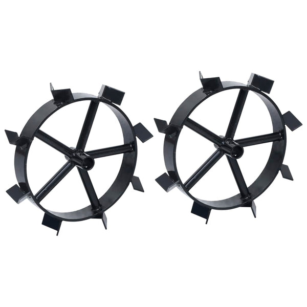 Metallräder für 6,5 PS Benzin-Gartenfräse 2 Stk.