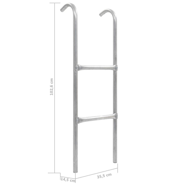 2-Stufen-Trampolinleiter - 102,6 cm