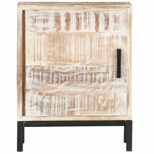 Nachttisch 40 x 30 x 50 cm Akazie Massivholz