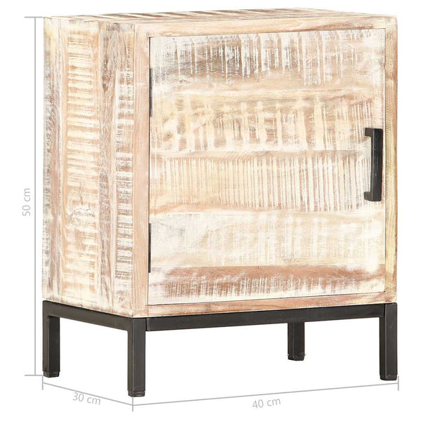 Nachttisch 40 x 30 x 50 cm Akazie Massivholz