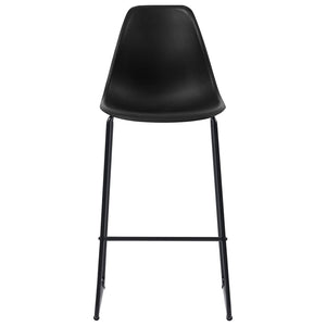 3-tlg. Bar-Set Kunststoff Schwarz