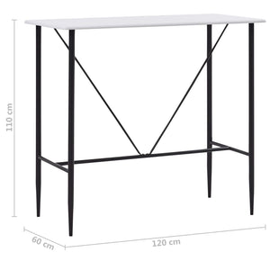 5-tlg. Bar-Set Kunststoff Schwarz