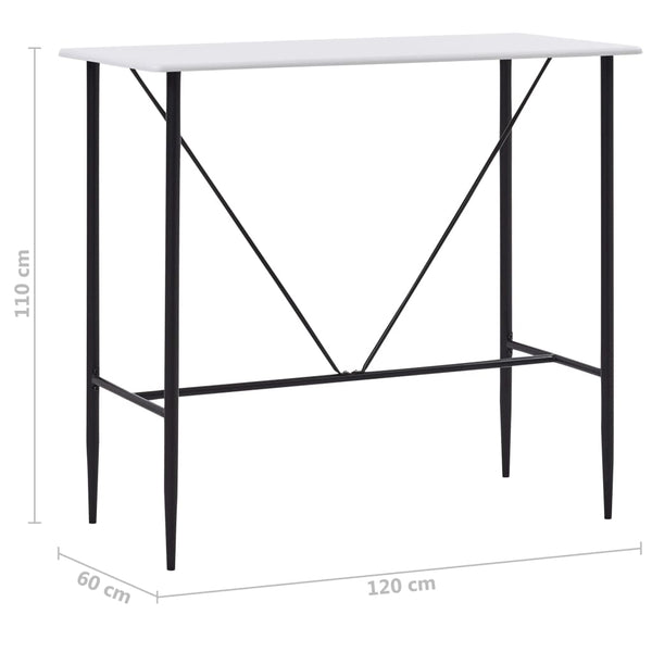 5-tlg. Bar-Set Kunststoff Schwarz