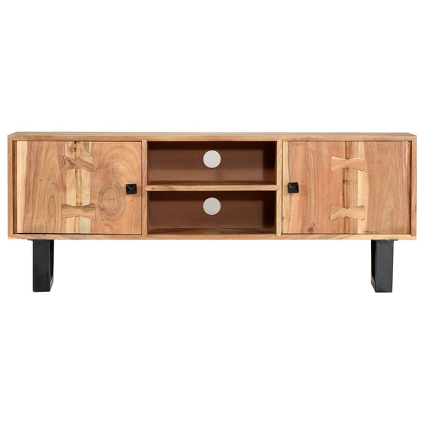 TV-Schrank 118 x 30 x 45 cm Massivholz Akazie