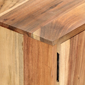 TV-Schrank 118 x 30 x 45 cm Massivholz Akazie