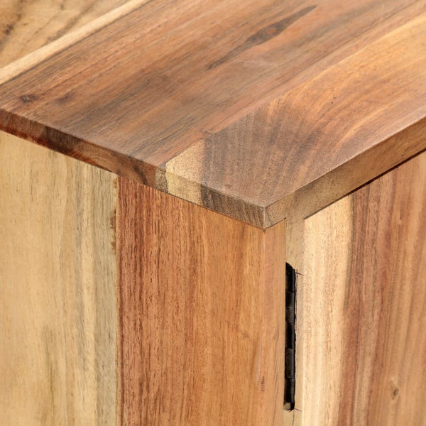 TV-Schrank 118 x 30 x 45 cm Massivholz Akazie