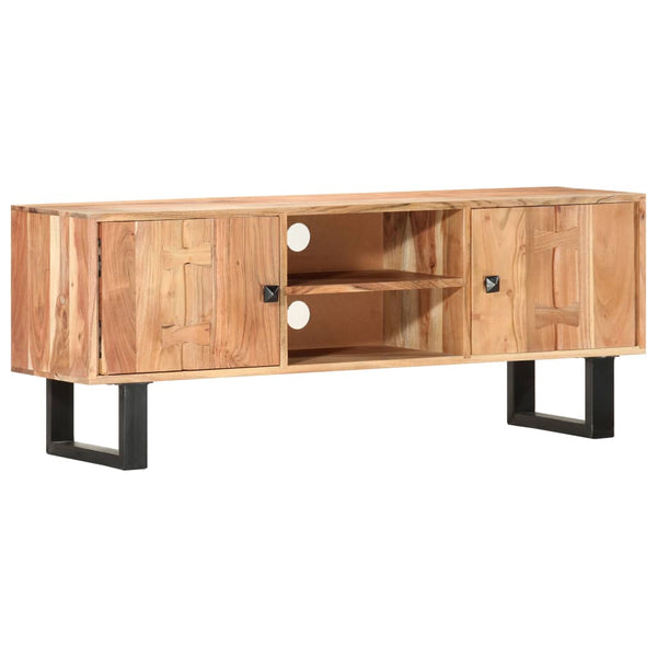 TV-Schrank 118 x 30 x 45 cm Massivholz Akazie