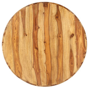 Couchtisch Rund 65×30 cm Massivholz Akazie