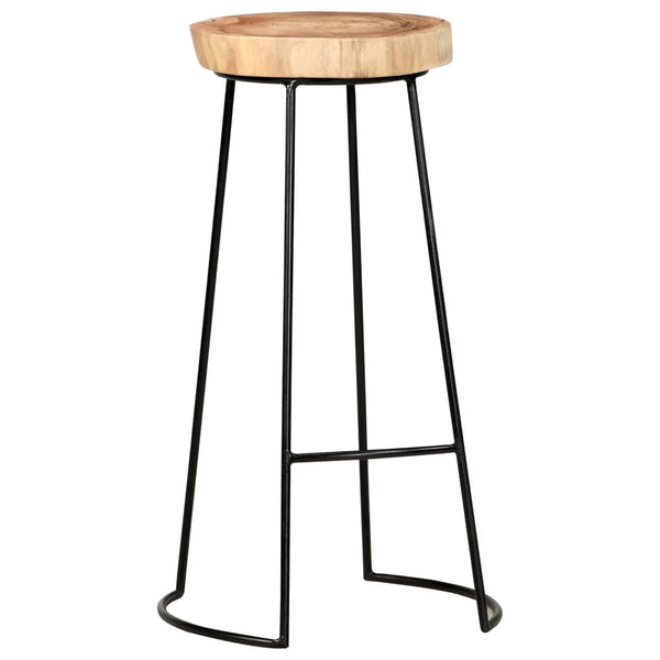 Barhocker 2 Stk. Massivholz Akazie