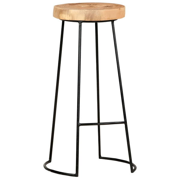 Barhocker 2 Stk. Massivholz Akazie