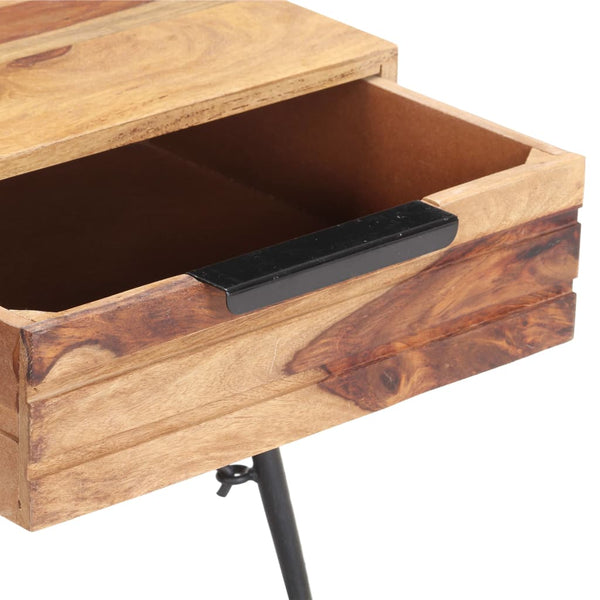Couchtisch 88x55x40 cm Massivholz Akazie