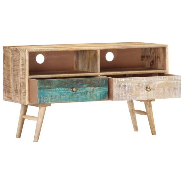 TV-Schrank 88 x 30 x 50 cm Massivholz Mango