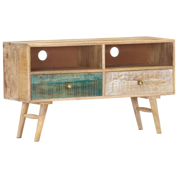 TV-Schrank 88 x 30 x 50 cm Massivholz Mango