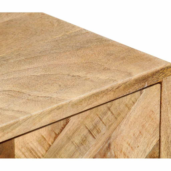 Nachttisch 40 x 30 x 50 cm Massivholz Mango