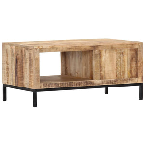 Couchtisch 88x50x42 cm Massivholz Mango