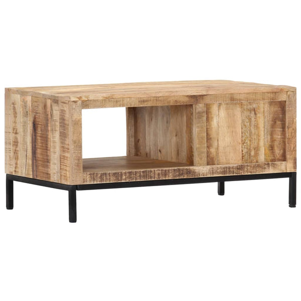Couchtisch 88x50x42 cm Massivholz Mango