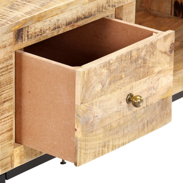 Couchtisch 88x50x42 cm Massivholz Mango