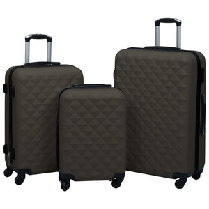 Hartschalen Trolley Set 3-teilig Anthrazit