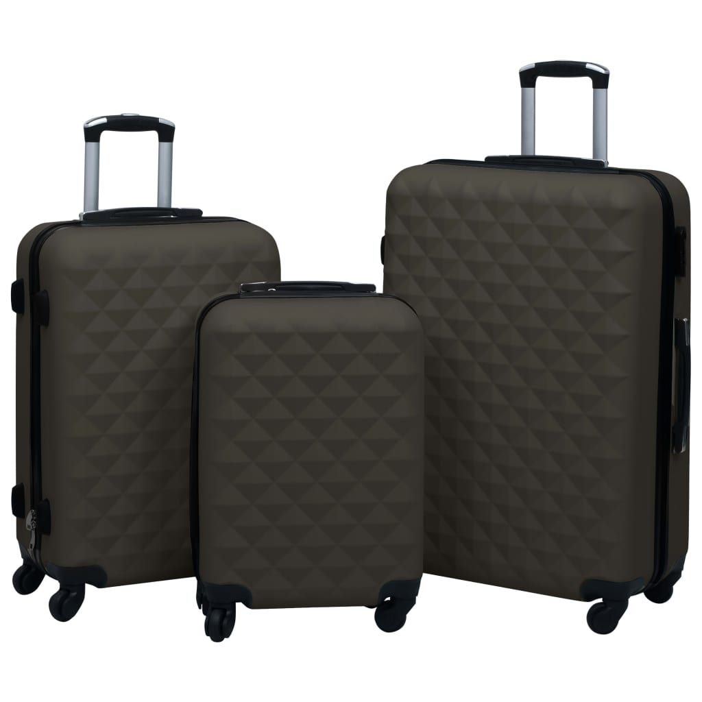 Hartschalen Trolley Set 3-teilig Anthrazit
