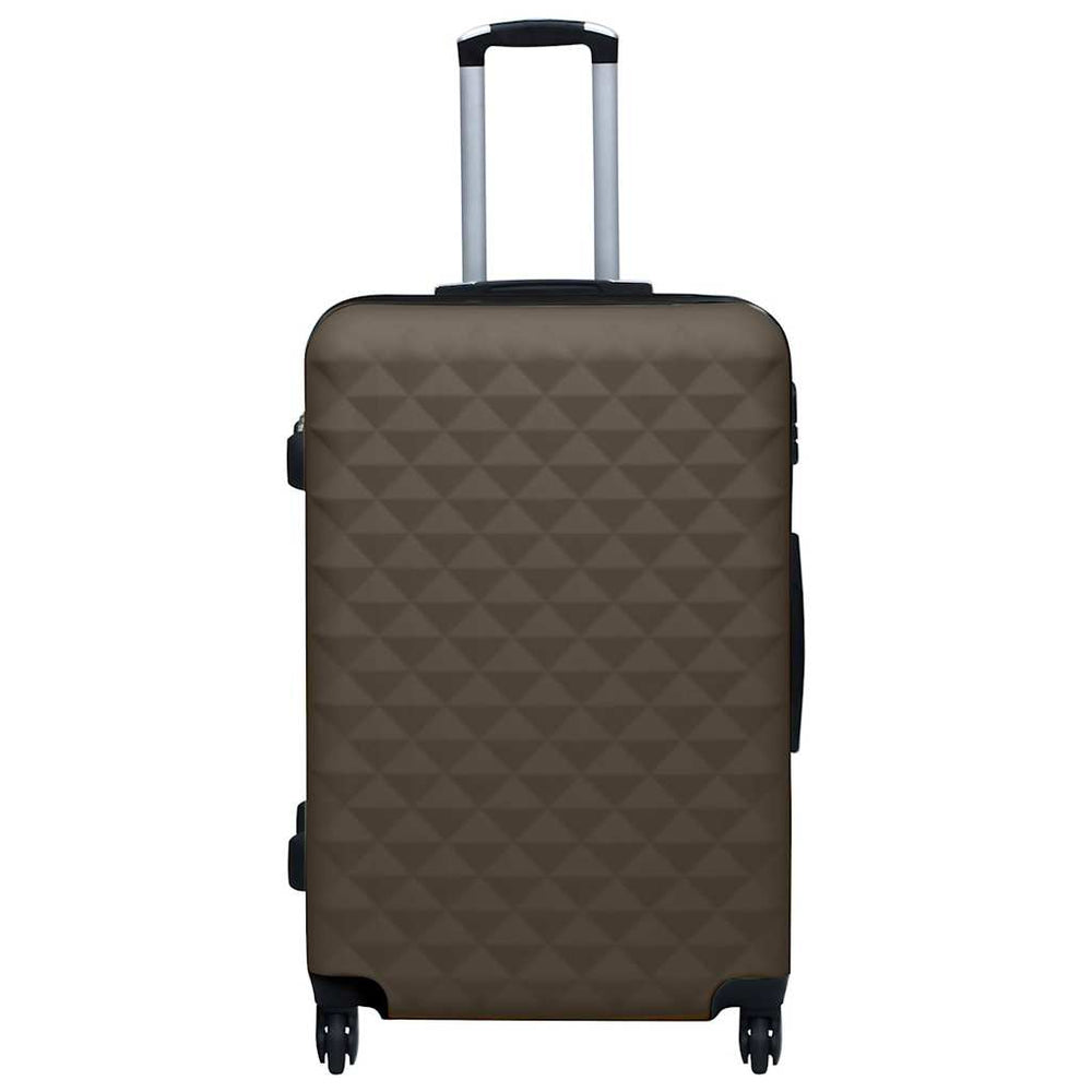 3-teiliges Hartschalen-Trolley-Set Braun ABS