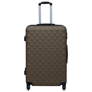 3-teiliges Hartschalen-Trolley-Set Braun ABS