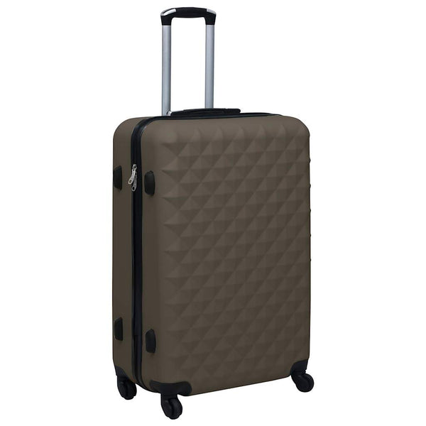 3-teiliges Hartschalen-Trolley-Set Braun ABS