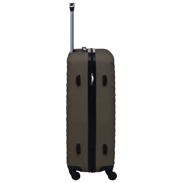 3-teiliges Hartschalen-Trolley-Set Braun ABS