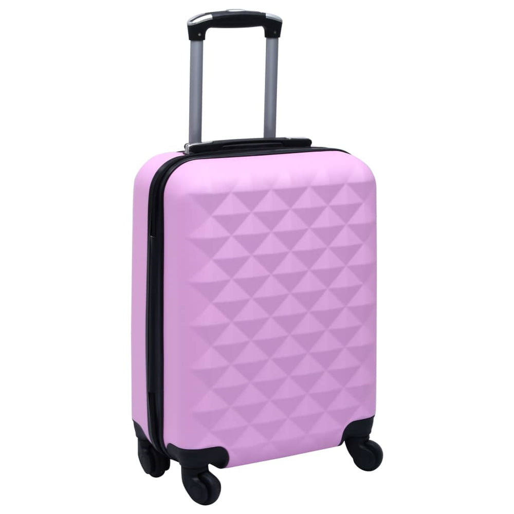 Rosa ABS Hartschalen-Trolley