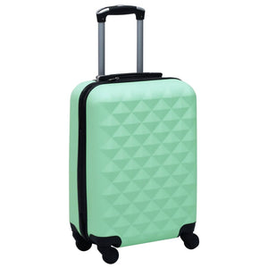 vidaXL Valise à coque rigide vert menthe ABS