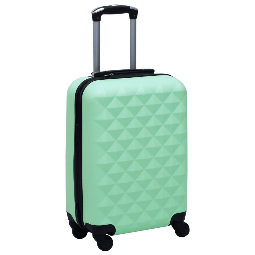 vidaXL Valise à coque rigide vert menthe ABS