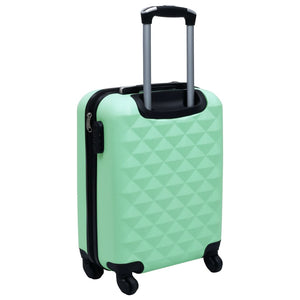 vidaXL Valise à coque rigide vert menthe ABS