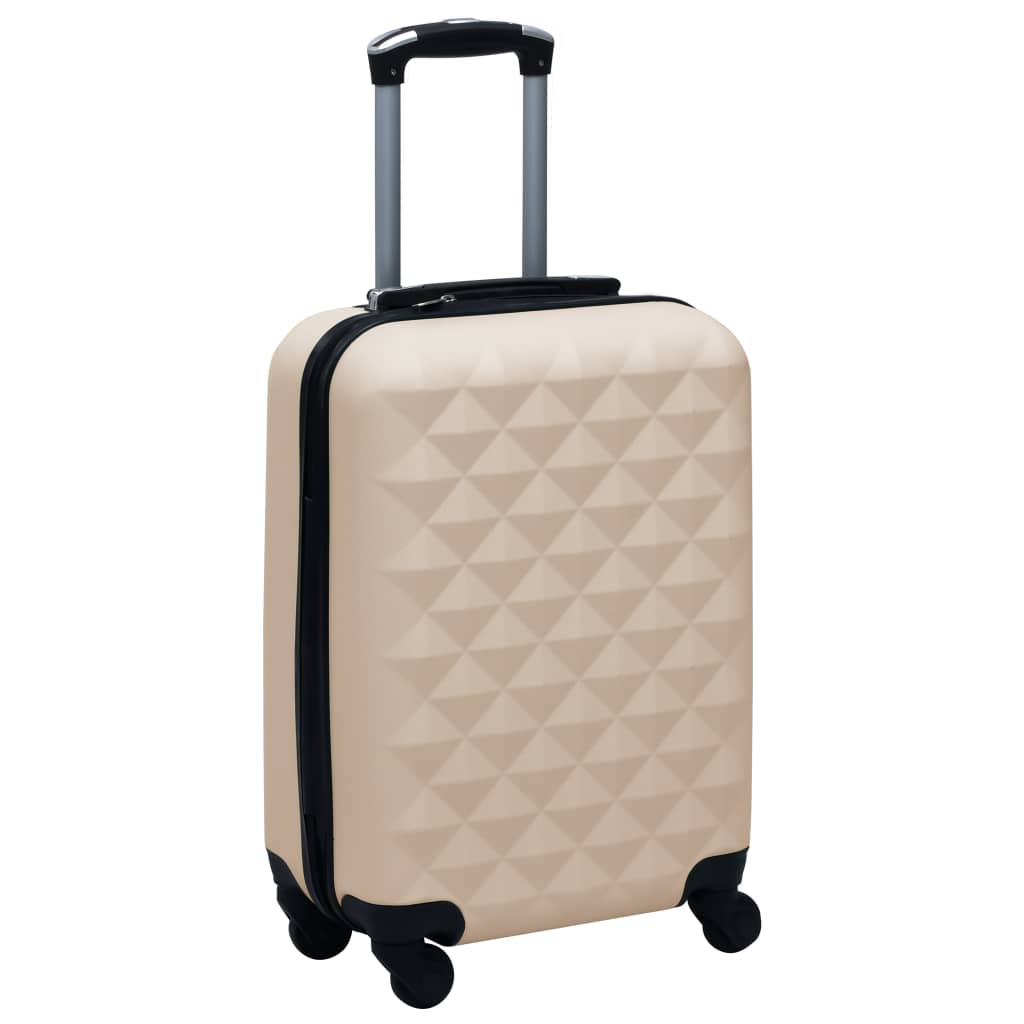 Goldener ABS Hartschalen-Trolley