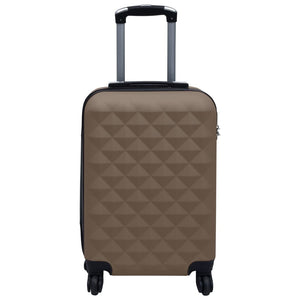 Brauner ABS Hartschalen-Trolley