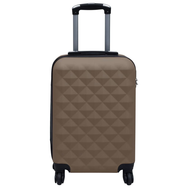 Brauner ABS Hartschalen-Trolley