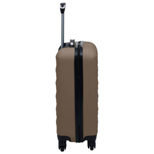 Brauner ABS Hartschalen-Trolley