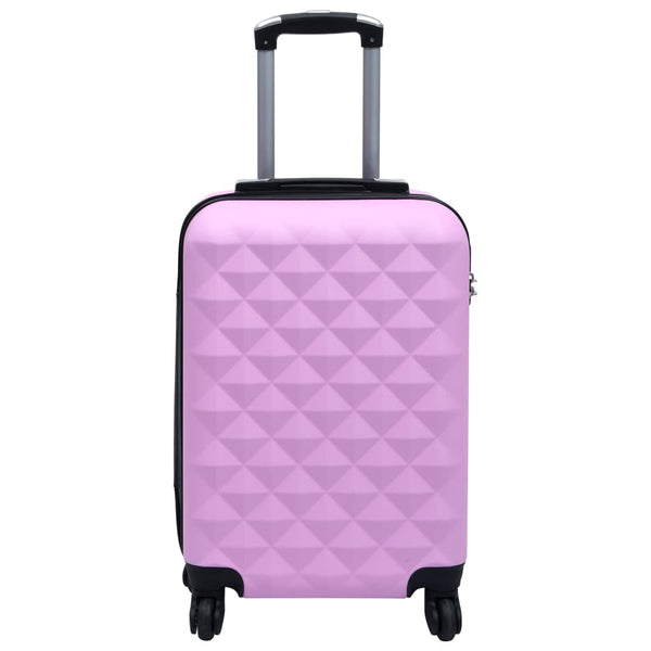 Rosa ABS Hartschalen Trolley Set - 2 Stück