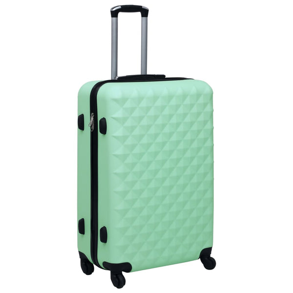 Mintgrünes Hartschalen-Trolley-Set - 2-teilig