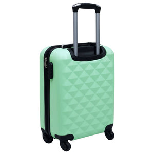 Mintgrünes Hartschalen-Trolley-Set - 2-teilig