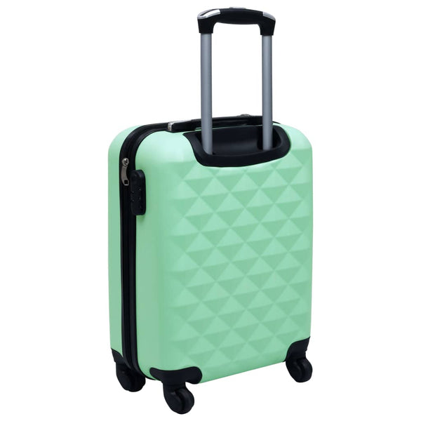 Mintgrünes Hartschalen-Trolley-Set - 2-teilig